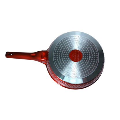 7-Delige Kookset – Pannenset – Steelpannen – Koekenpan – Inductiegeschikt – Aluminium – Anti-aanbaklaag – Glazen Deksel