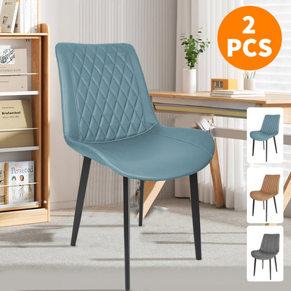 Eetkamerstoelen – Stoelen – Kuipstoelen – Dining Chairs – Keukenstoelen – Grijs – Ergonomisch Comfort – Metaal Met Poedercoating