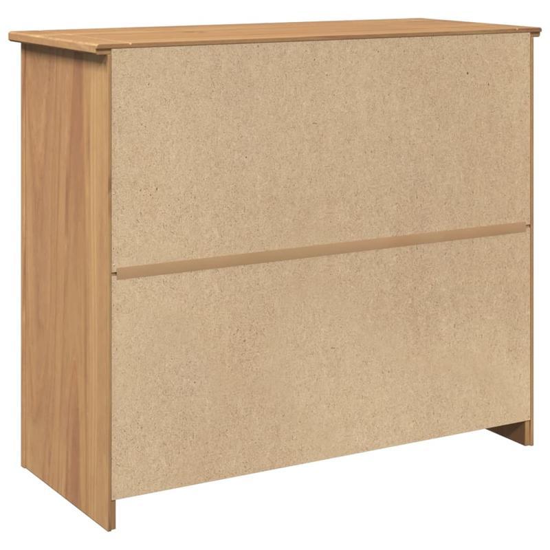 Dressoir – Sideboard – Opbergkast – Ladekast – Commode – Massief Grenenhout – 93x40x80 cm – Verwijderbare Lade