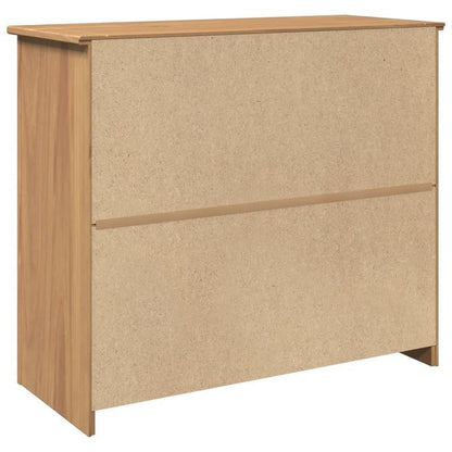 Dressoir – Sideboard – Opbergkast – Ladekast – Commode – Massief Grenenhout – 93x40x80 cm – Verwijderbare Lade