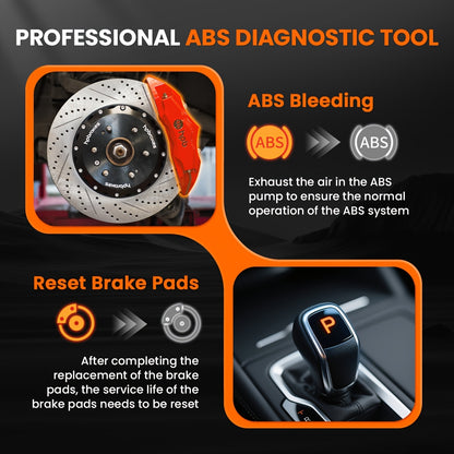 Autodiagnoseapparaat – OBD2 Scanner – Voertuigfoutlezer – Diagnosescanner – Auto Diagnosetool – 2,4 Inch Display – Bidirectionele Bediening – 15+ Resetfuncties