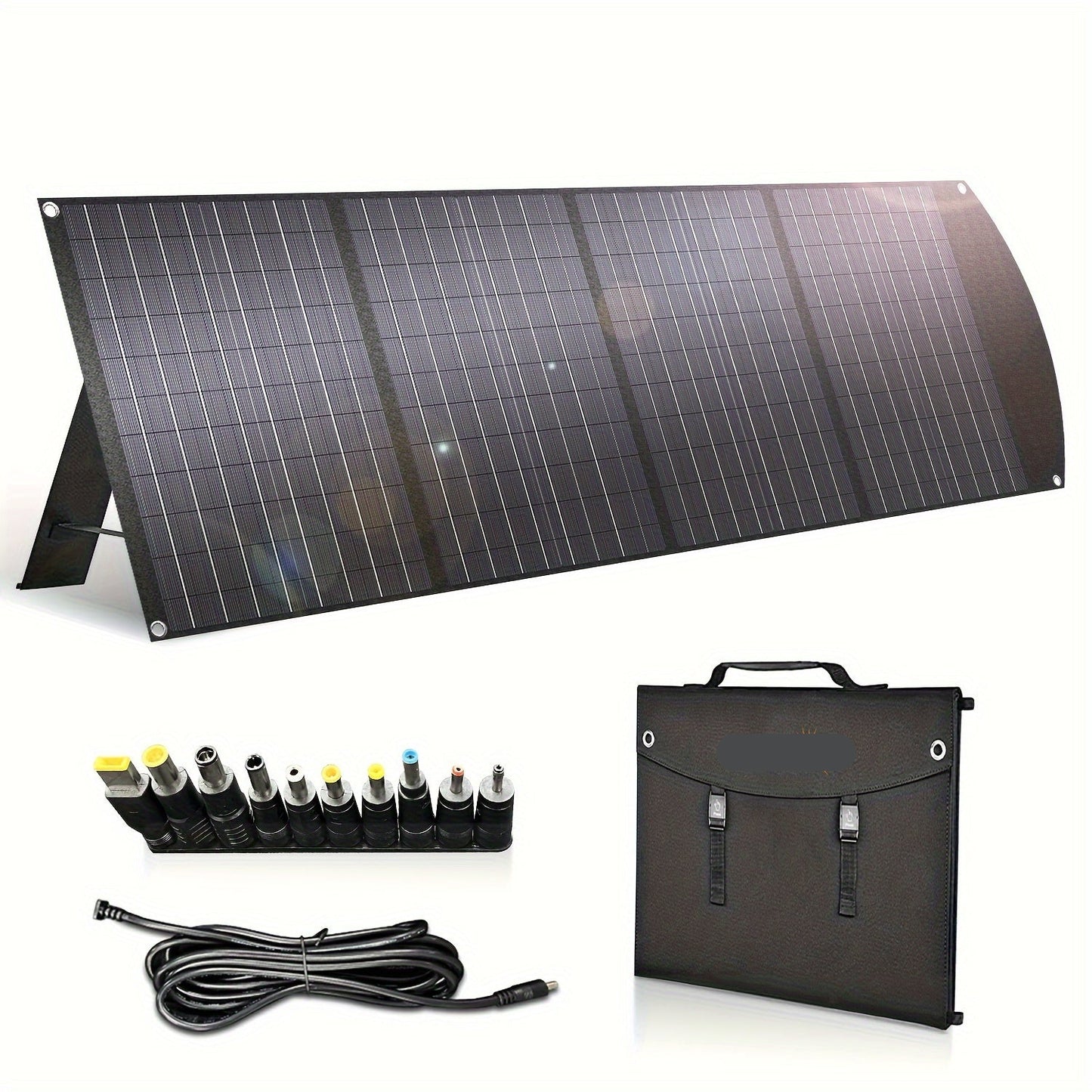 Opvouwbaar Zonnepaneel – Draagbare Zonnebatterij – Solar Charger – Camping Zonnepaneel – 200W – Monokristallijn – Compact