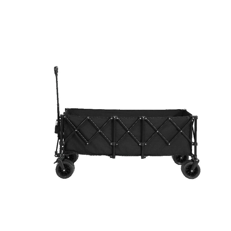 Opvouwbare Bolderwagen – Transportkar – Tuinkar – Strandwagen – Vouwwagen – All-Terrain Wielen – 99,79 KG Draagkracht – Stabiel Metalen Frame