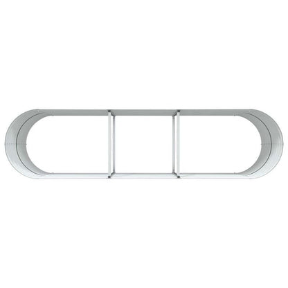 Tuinbed – Buitenbed – Ligbed – Tuinbank – Tuinmeubel – Groen – Stalen Frame – Extra Groot 320x80x81 cm