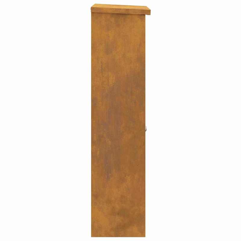 Pakketbox – Pakketbrievenbus – Veiligheidspostbox – Pakketopbergbox – Buitenpakketbox – Metaal – Weerbestendig en Ruim 44,5x29x110,5 cm