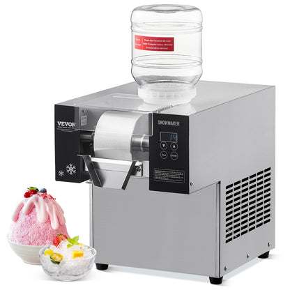 IJsblokjesmachine – IJsblokjesmaker – IJsblokjesmachine Sneeuwvlok – Ice Maker – RVS – 80 kg/24 uur – Snelle Koeling