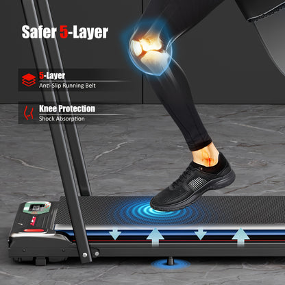 Loopband – Opvouwbare Wandelband – Walking Pad – Treadmill – Loopband Elektrisch – 2,25 PK Motor – 5-Lagen Schokdemping – Aluminiumlegering – Max 100 kg