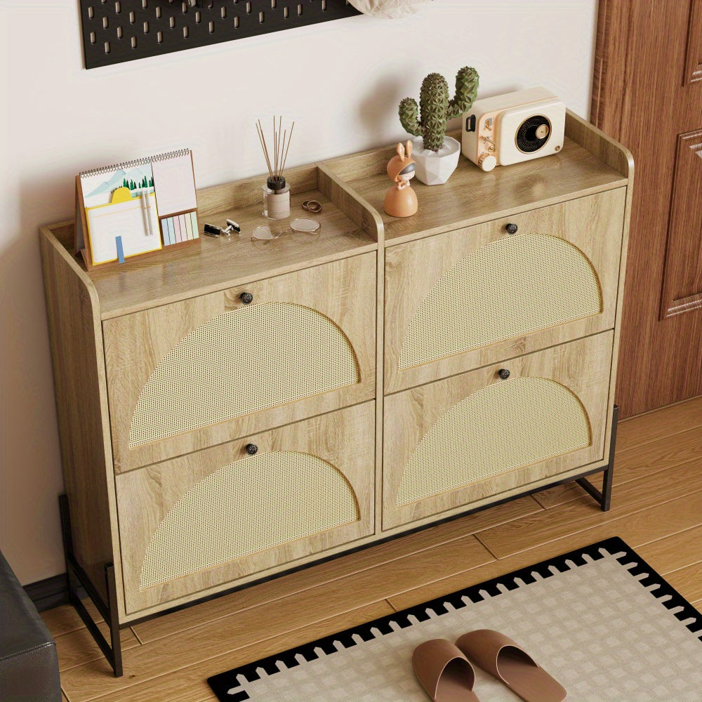 Schoenenkast – Schoenopberger – Schoenenrek – Schoenmeubel – Schoenenschuifkast – Verstelbare Kleppen Met Demper – Smal Ruimtebesparend Design