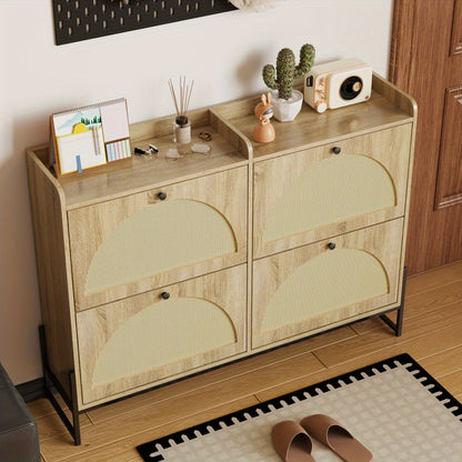 Schoenenkast – Schoenopberger – Schoenenrek – Schoenmeubel – Schoenenschuifkast – Verstelbare Kleppen Met Demper – Smal Ruimtebesparend Design