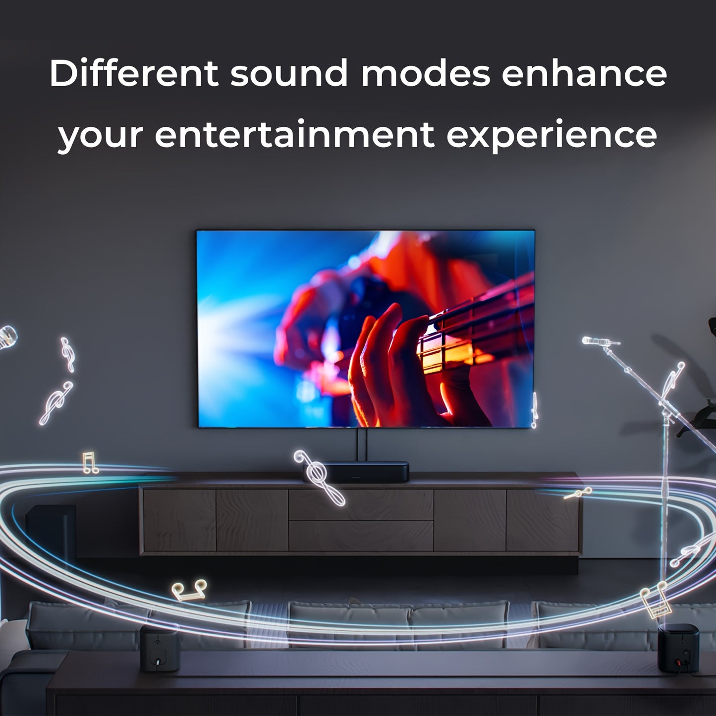 Soundbar – Home Theater – Surround Sound Systeem – TV Speaker – Sound Bar Met Subwoofer – 5.1 Kanaals Surround – Dolby Atmos – App Bediening – HD eARC