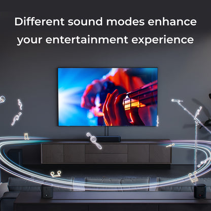 Soundbar – Home Theater – Surround Sound Systeem – TV Speaker – Sound Bar Met Subwoofer – 5.1 Kanaals Surround – Dolby Atmos – App Bediening – HD eARC