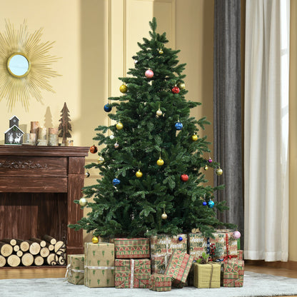 Kunstkerstboom – Nepkerstboom – Kerstboom – Kersteverlichting – Groen – 1,8 Meter Hoog – Realistische Takken van PVC en PE