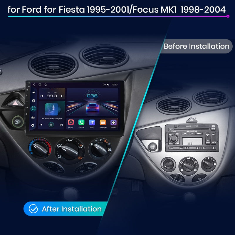 Autospeler – Autoradio 2-DIN – Multimedia Speler – Navigatie Systeem – Android Auto CarPlay – 9 Inch Touchscreen – Wi-Fi Connectiviteit