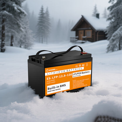 LiFePO4 Accu – Lithium Accu – Camper Accu – Zonne-energie Accu – Oplaadbare Batterij – 12V 100Ah – 15000+ Cycli – 10 Jaar Levensduur