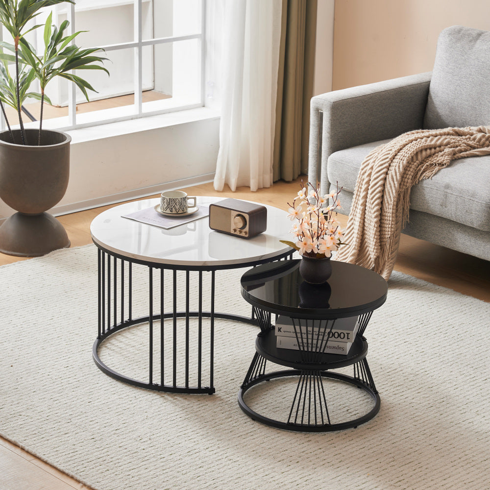 Dressoir – Sideboard – Opbergkast – Ladekast – Buffetkast – Modern Design – Donker Walnoot Houtdecor – Schuifdeuren – Metalen Poten – Geen Elektriciteit – Eenvoudig Zelf Te Monteren