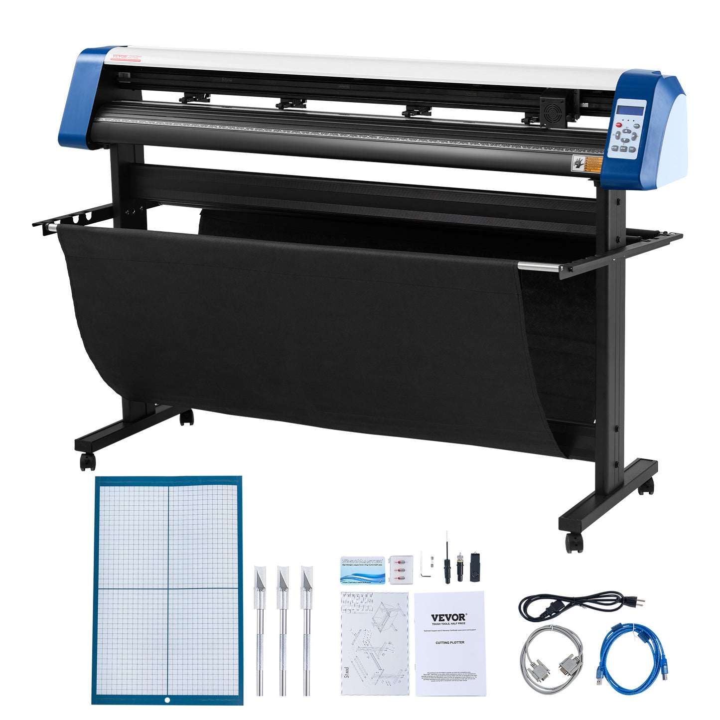 Contour Vinyl Cutter – Vinylsnijmachine – Snijplotter – Plotter – Vinylplotter – Zwart – Ingebouwd Optisch Oog – Snijbreedte 126 cm