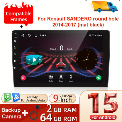 Autoradio – Auto Radio – Car Stereo – 2DIN Autoradio – Double DIN Radio – 9 Inch Touchscreen – Wireless CarPlay & Android Auto