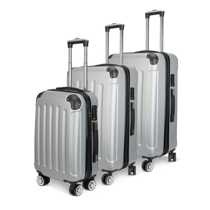 Reiskofferset – Kofferset – Trolley Koffer – Bagageset – Harde Koffer – 3-delig M-L-XL – ABS Hard Shell – 360° Draaibare Wieltjes