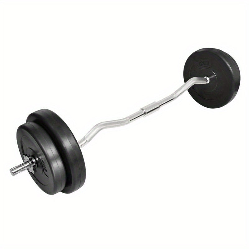 Halterstang – Curlstang – Barbell – Fitnessstang – Verstelbare Halter – 30kg Gewicht – Ergonomisch Gebogen Koperlegering
