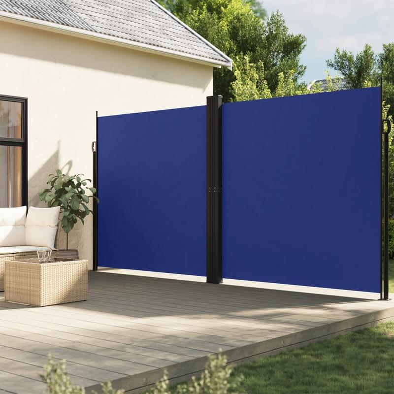 Uittrekbaar Windscherm – Windschermer – Windscherm Balkon – Tuin Windscherm – 200 x 600 cm – Waterafstotend Polyester – Stalen Frame