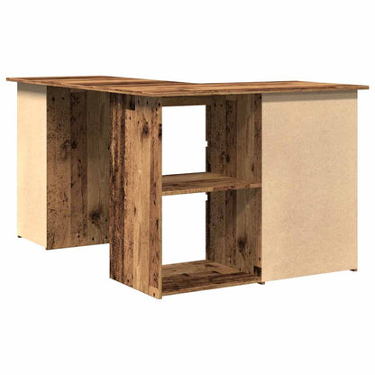 Hoekbureau – Hoektafel – Computerbureau – Bureautafel – L-vormig Bureau – Hoogwaardig Hout – 2 Deuren & 4 Lades – Ruime Werkplek