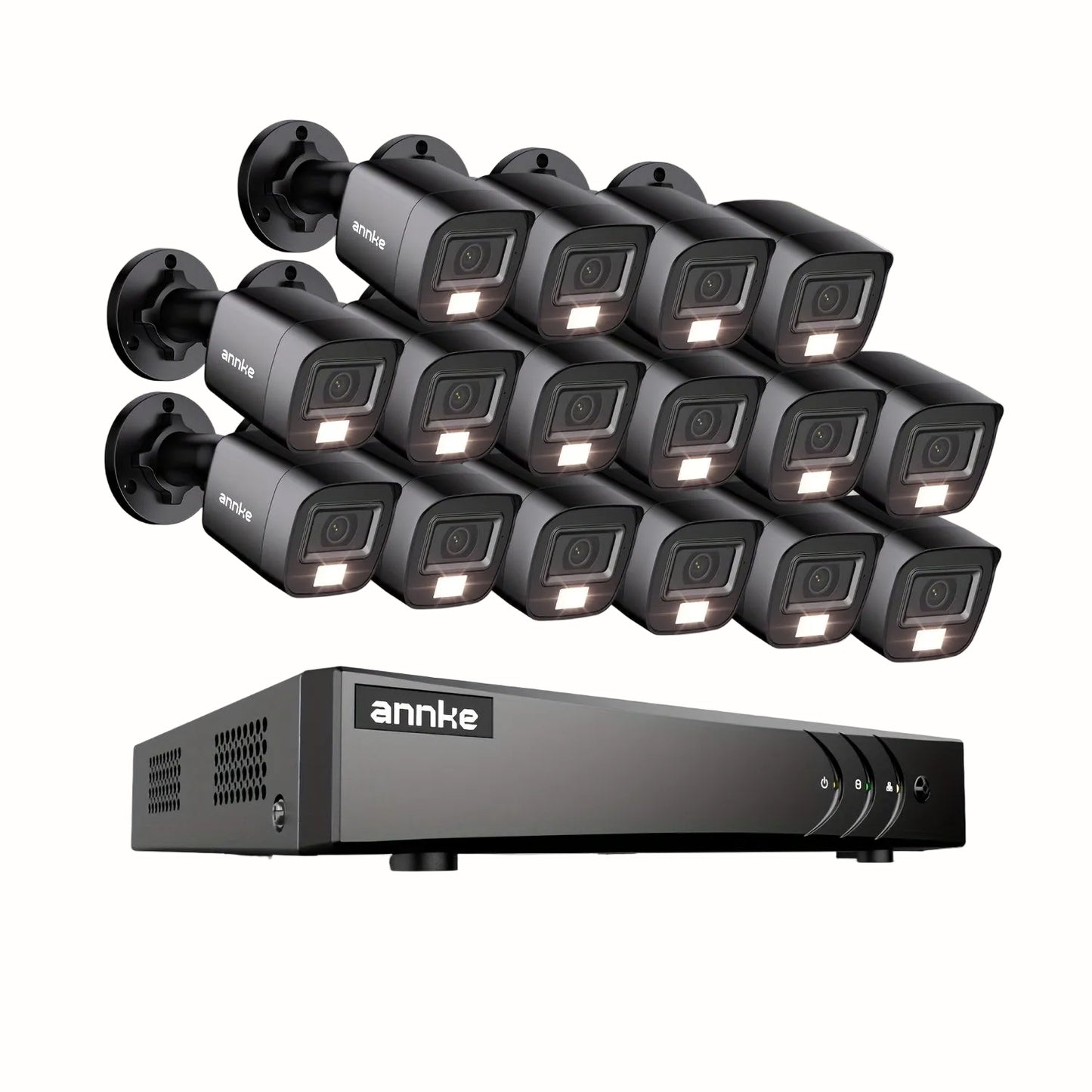 4-delige 3K Beveiligingscamera Set – Buitencamera – Dome Camera – PoE Camera – Bewakingscamera – AI Detectie – Kleurennachtzicht tot 30 m – Ingebouwde Microfoon