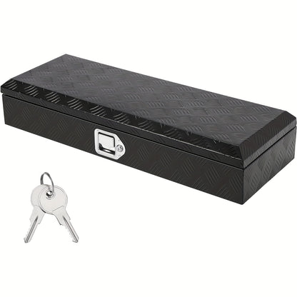 Gereedschapskist – Gereedschapskoffer – Gereedschapskist Opbergbak – Toolbox – Opbergkist – Aluminium – Waterdicht – 91,44 x 38,1 x 38,1 cm – Met Slot en Handgrepen