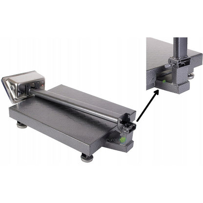 Weegschaal – Personenweegschaal – Lichaamsweegschaal – Digitale Weegschaal – Magazijnweegschaal – 300 kg Capaciteit – Groot 50x40 cm Platform – LED Display met Rode Cijfers