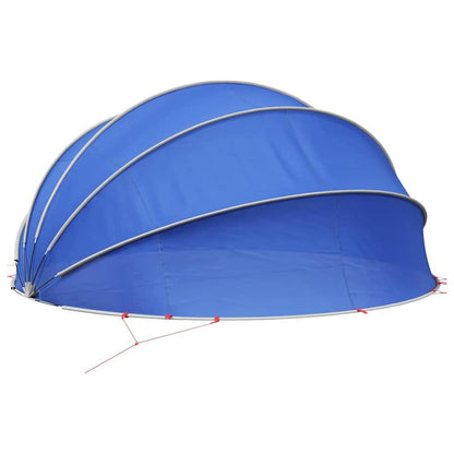 Zwembadkoepel Blauw – Zwembadoverkapping – Zwembadtent – Overkapping Zwembad – Pool Cover – 500x500x236 cm – Lichtgewicht Kunststof