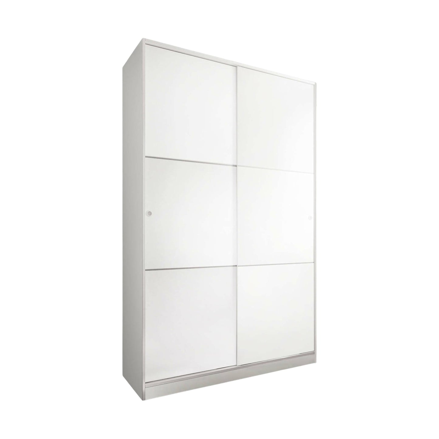 Wardrobe 2 in Front of Dnoce, Bedroom Closet, Furniture with 4 Shelves And Clothes Rail, 120X50H200 Cm, Available in 4 Colors