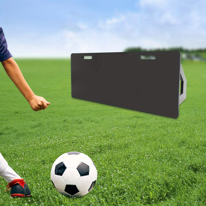 Soccer Rebounder Board – Voetbal Terugkaatsbord – Training Board – Passer En Schiettrainer – Oefenbord Voetbal – Zwart – Opvouwbaar En Draagbaar – Stabiele Steun