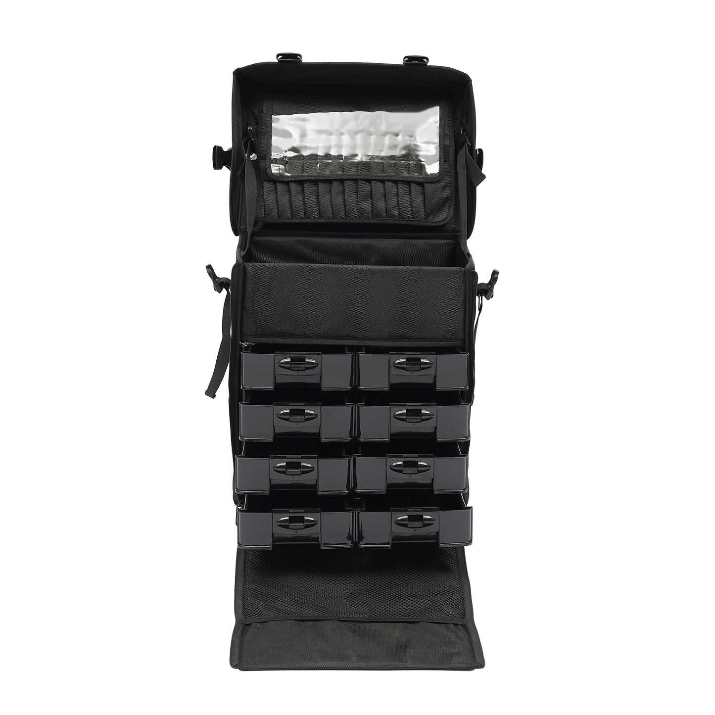 Make-up Koffer – Make-up Trolley – Beauty Case – Cosmetica Koffer – Make-up Organizer – Multifunctioneel – Oxford Stof – Reiskoffer – Hoogwaardige Kwaliteit – Multifunctioneel – Zwart