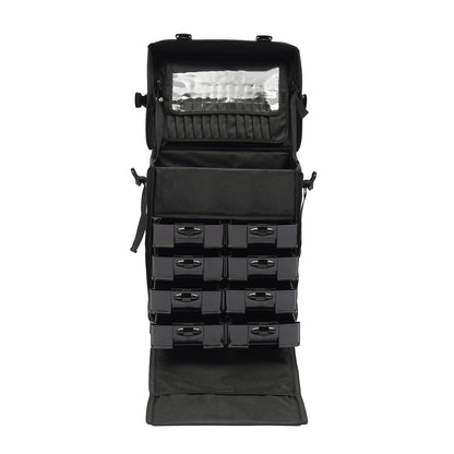 Make-up Koffer – Make-up Trolley – Beauty Case – Cosmetica Koffer – Make-up Organizer – Multifunctioneel – Oxford Stof – Reiskoffer – Hoogwaardige Kwaliteit – Multifunctioneel – Zwart