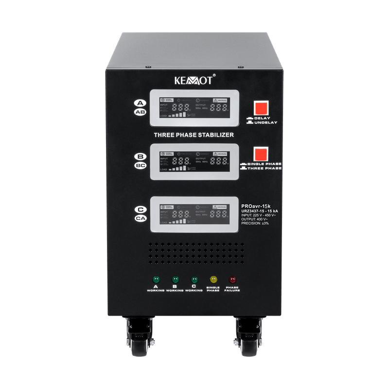 Spanningsstabilisator – Voltage Regulator – Spanningsregelaar – Driefasenspanningsregelaar – Voltage Stabilizer – Automatische Driefasige Stabilisatie – Nauwkeurige 230V ±3% Uitgang – Ingebouwde Fasebewaking Veiligheid