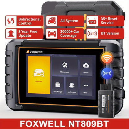 OBD2 Scanner – Autodiagnose Tool – Foutcode Lezer – Diagnoseapparaat – Scanner voor Auto – Draadloos Bluetooth – 30+ Resetfuncties – Real-Time Data – Geschikt voor Auto’s en Lichte Trucks – OBD Poort Voeding