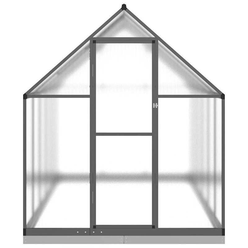 Aluminium Kweekkas – Tuinserre – Plantenkas – Groentekas – Serre – Stevige Aluminium Constructie – Ruim 334x169x202 cm