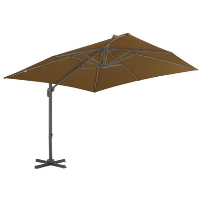 Zwevende Parasol – Hangparasol – Balkonparasol – Tuinparasol – Terrasparasol – 300x300 Cm – Aluminium Frame
