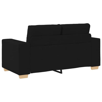 Tweezitter Bank – 2-Zits Sofa – Loveseat – Zetel – Bankstel – Zwart – Compact 47 Inch – Hardhouten Frame & Brandwerend