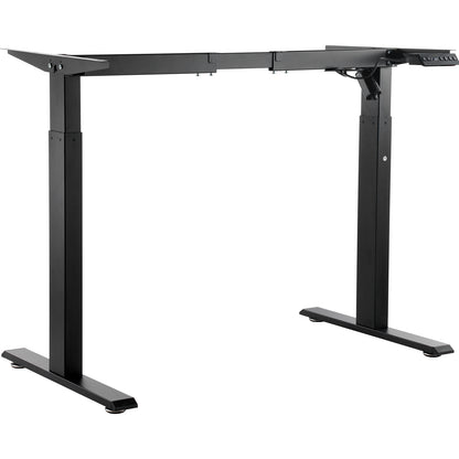 VEVOR Electric Standing Desk Frame Adjustable 70-117 cm H Black Workstation Base