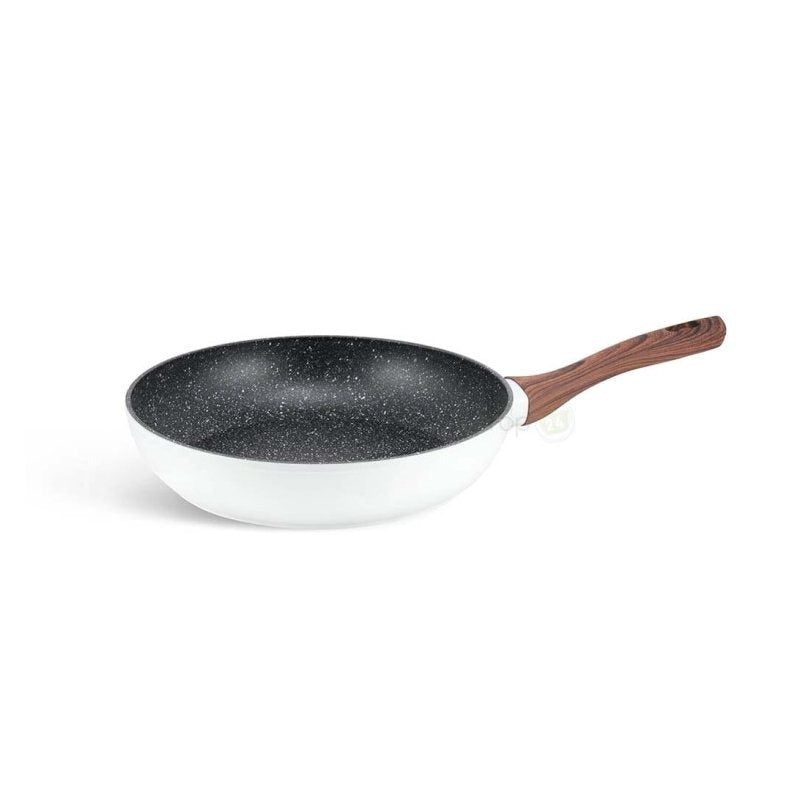 21-Delige Kookpottenset – Pannen Set – Kookpotten – Koekenpan – Inductiegeschikt – Wit – Aluminium Gietwerk – Keramische Anti-aanbaklaag