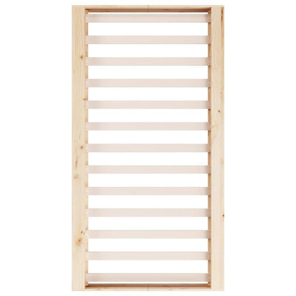 Contemporary Wooden Bed Frame 100x200cm - High-Quality Hardwood & Particle Board, Removable & Durable Frame with Built-In Headboard, No Assembly Required, Portable Bed Frame for Small Spaces, Bed Frame for Bed, Spacesaving Fu