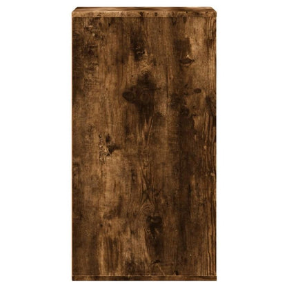 Modern Lockable Smoke Oak Wood Storage Cabinet with Lockable Drawers - 40x41x76cm Large Chest of Drawers, Oak Veneer, Easy Assembly -Standing Organizer for Bedroom, Living Room, Office - Minimalist Furniture (Engineered, Stor