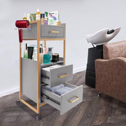 Salontafel – Koffietafel – Bijzettafel – Woonkamertafel – Tafel – Verstelbare Hoogte – Uitschuifbare Opbergruimte – Glanzend Wit – Lift-Top Design