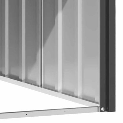 Hondenhok – Hondenhuis – Buitenhok – Dierenverblijf – Hondenbench – Gegalvaniseerd Staal – Ruim Interieur – Weerbestendig – Antracietgrijs