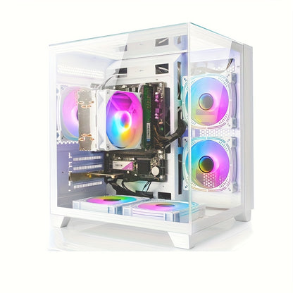 Gaming PC – Highperformance Pc – Gaming Computer – Compact Desktop – Moderne Desktop – AMD Ryzen 5 5600GT Processor – 16GB DDR4 RAM & 1000GB NVMe SSD