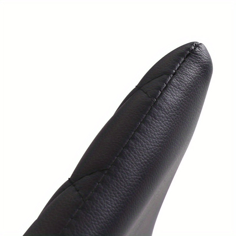 Eetkamerstoel – Keukenstoel – Stoel – Zitstoel – Designstoel – Zwarte Gestoffeerde Zitting – Stalen Poten – 41x50x91 cm
