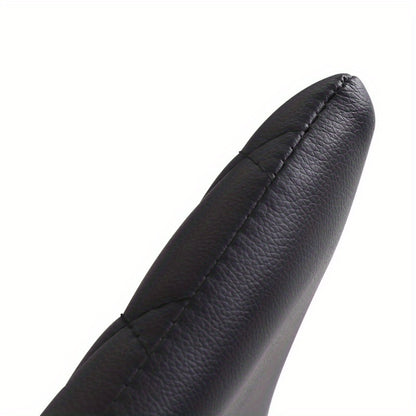 Eetkamerstoel – Keukenstoel – Stoel – Zitstoel – Designstoel – Zwarte Gestoffeerde Zitting – Stalen Poten – 41x50x91 cm