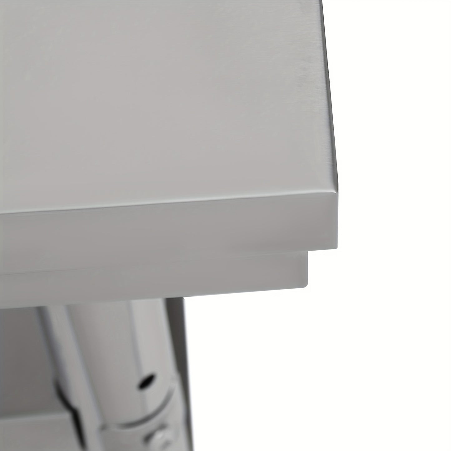 Werktafel – Werkbank – Keukentafel – RVS tafel – Prep tafel – 3-laags Opbergniveau – 119x61 cm – 201 Roestvrij Staal – Draagkracht 99,8 kg