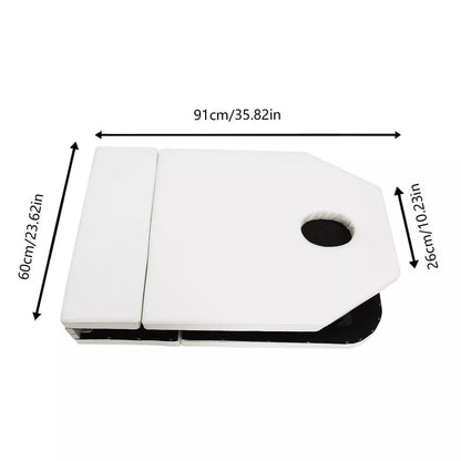 Massagebank – Massagetafel – Massagebed – Spa Bed – Wellnessbed – Wit – Extra Lang 180 cm – Draagkracht 250 kg
