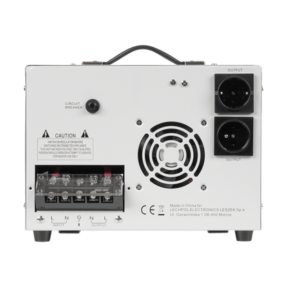 Spanningsstabilisator – Spanningsregelaar – Stroomstabilisator – Voltage Regulator – Spanningsomvormer – Automatische Regelaar – 10.000 VA Vermogen – Toroidale Transformator